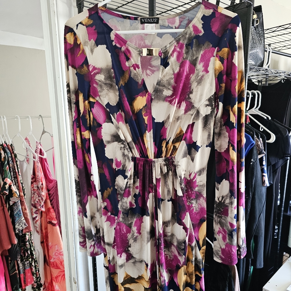 Floral print dress